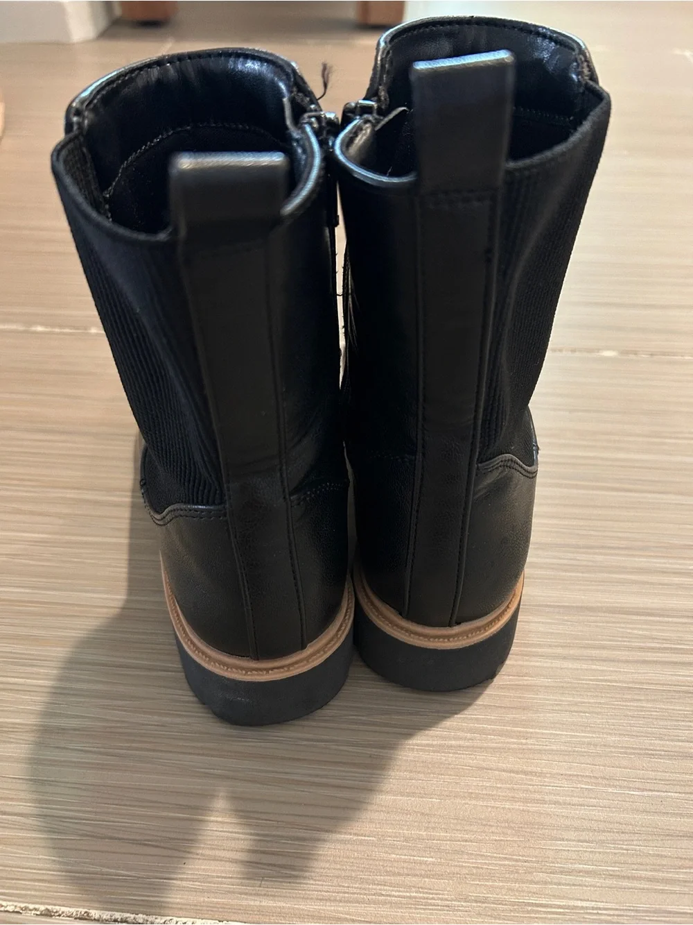 Kid’s Laurel Black Leather Boots - Classic Chelsea Style